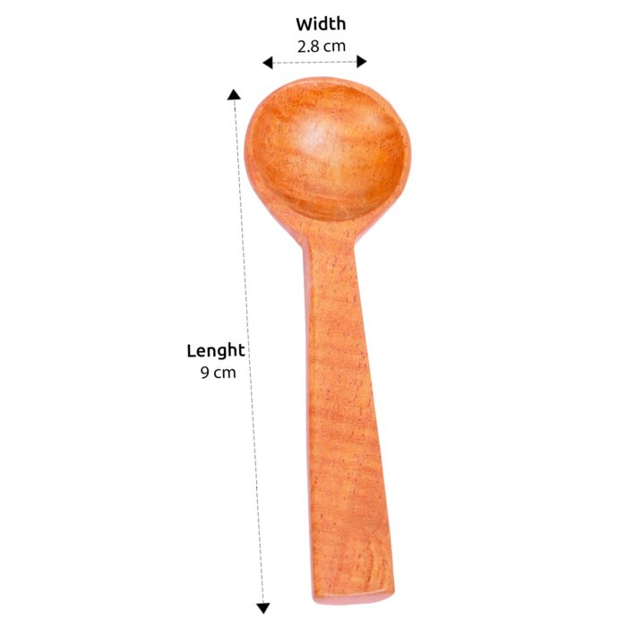 Neemwood Masala Spoons - Set of 6 - Image 3