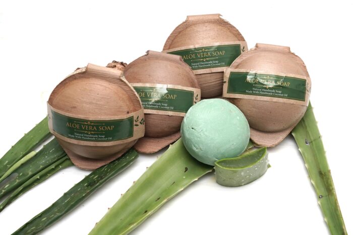 1-1.jpg Aloe Vera Soaps for all skin types - 4 Pcs - Image 1