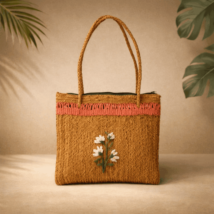 10 Banana Fiber Handcrafted Bag - Image 1