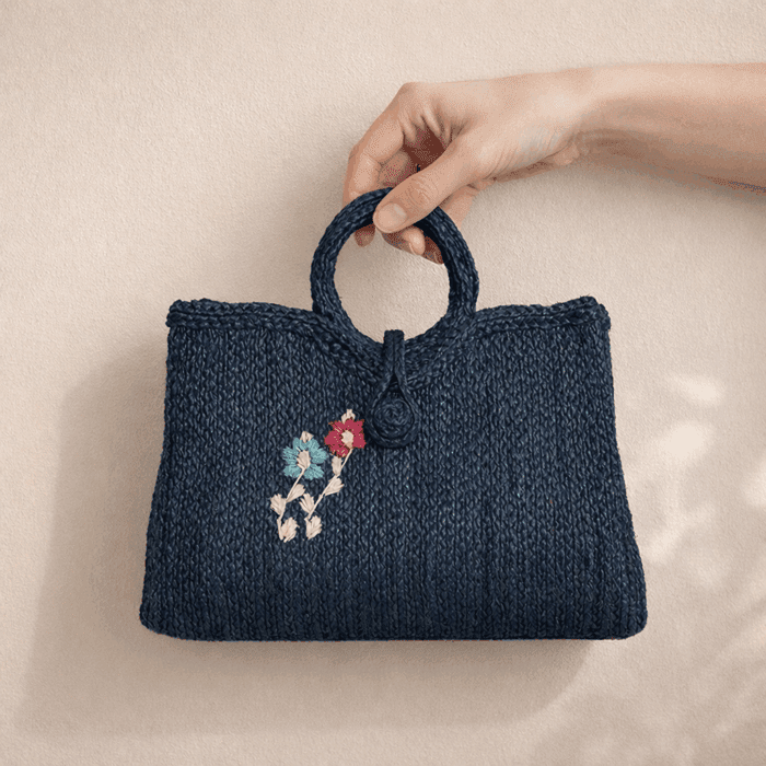 Banana Fiber Handcrafted Bag - Image 2