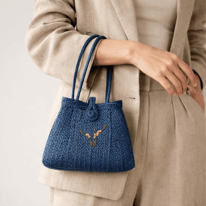 Banana Fiber Handcrafted Bag - Image 3