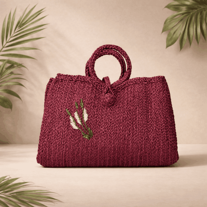 108 Banana Fiber Handcrafted Bag - Image 1