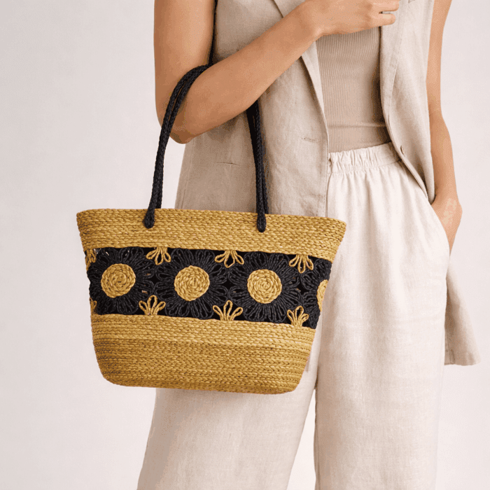 Banana Fiber Handcrafted Bag - Image 3