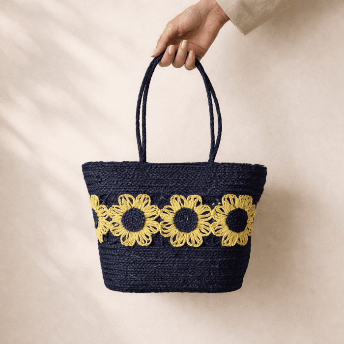 Banana Fiber Handcrafted Bag - Image 2
