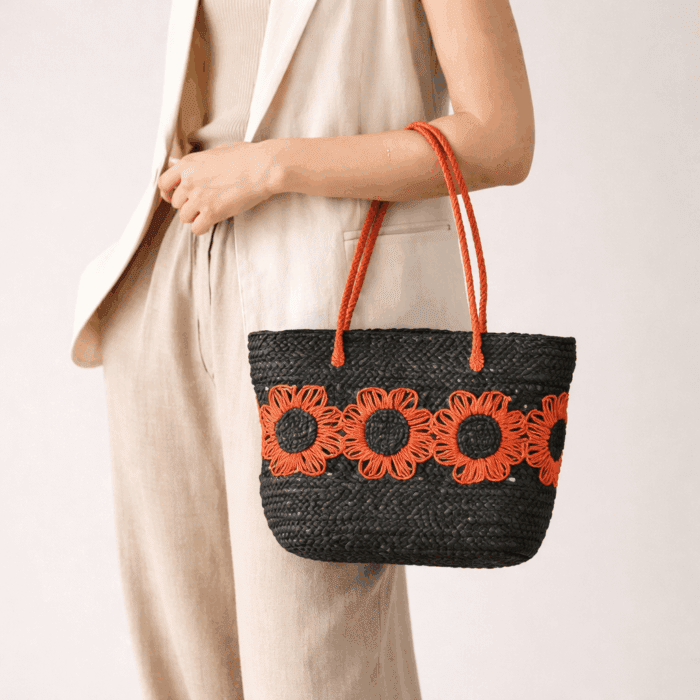 Banana Fiber Handcrafted Bag - Image 3
