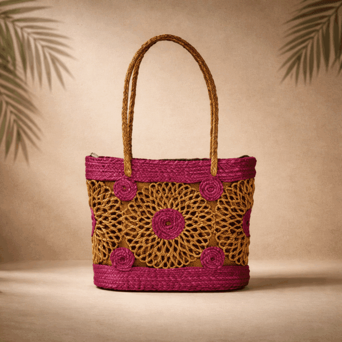 113 Banana Fiber Handcrafted Bag - Image 1