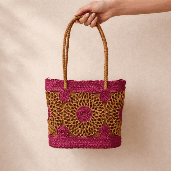 Banana Fiber Handcrafted Bag - Image 2
