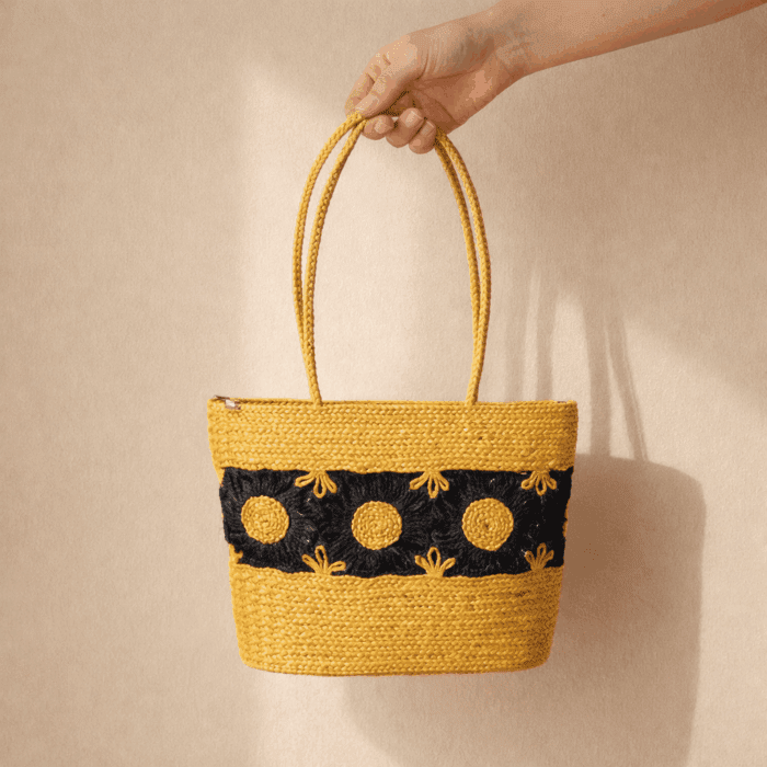 Banana Fiber Handcrafted Bag - Image 2