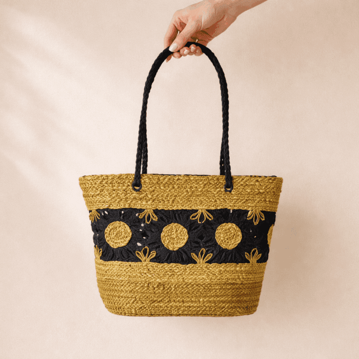 Banana Fiber Handcrafted Bag - Image 3