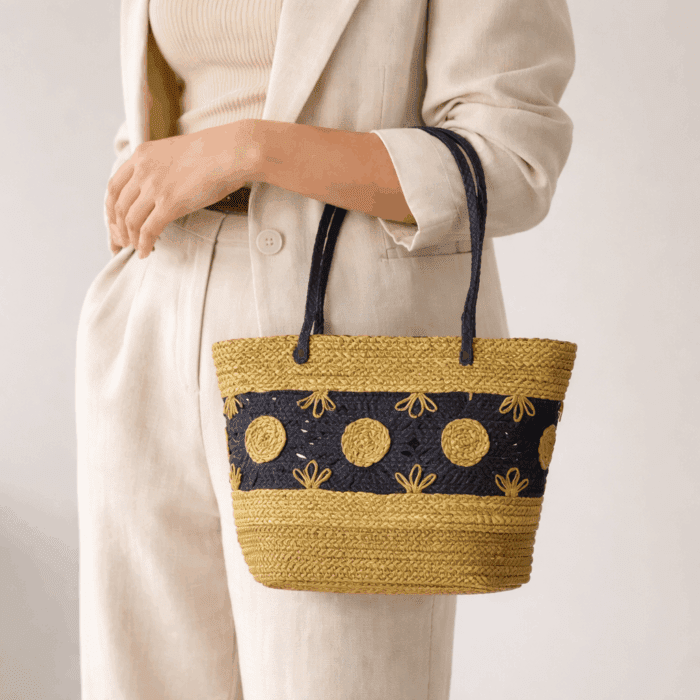 Banana Fiber Handcrafted Bag - Image 2