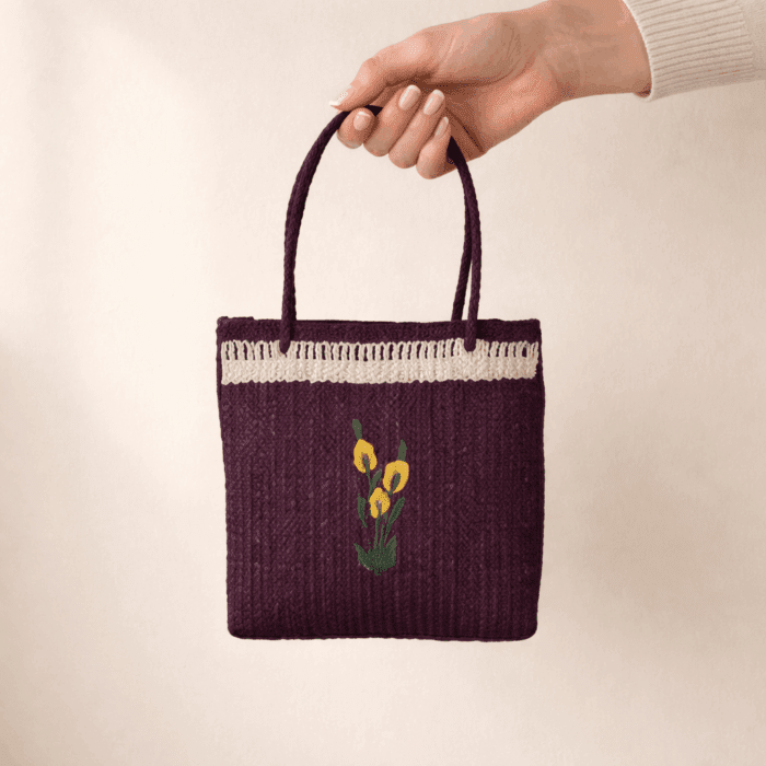 Banana Fiber Handcrafted Bag - Image 2
