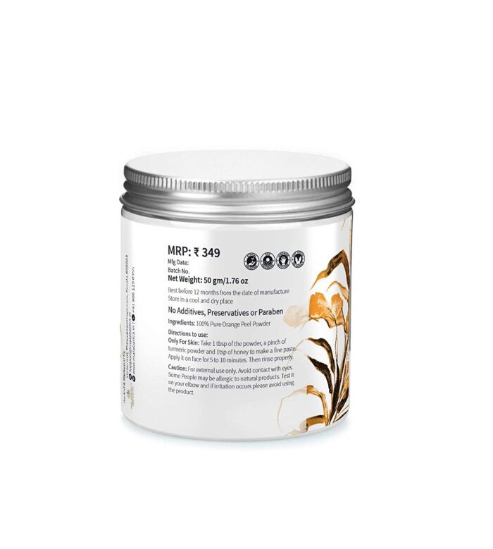 Orange Peel Powder (Citrus×sinensis) - 50 gm - Image 2