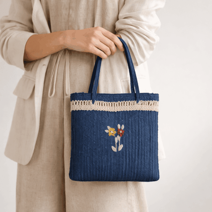 Banana Fiber Handcrafted Bag - Image 3