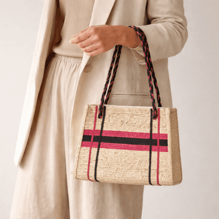 Banana Fiber Handcrafted Bag - Image 3