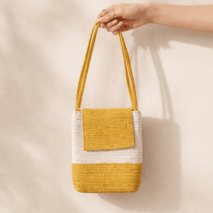 Banana Fiber Handcrafted Bag - Image 2