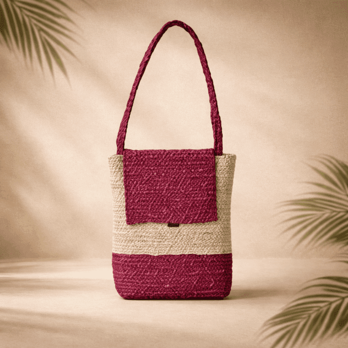 124 Banana Fiber Handcrafted Bag - Image 1