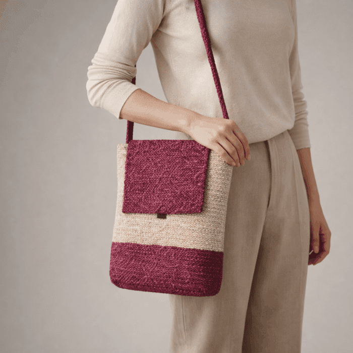 Banana Fiber Handcrafted Bag - Image 3