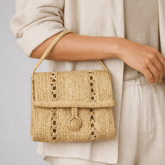 Banana Fiber Handcrafted Bag - Image 3