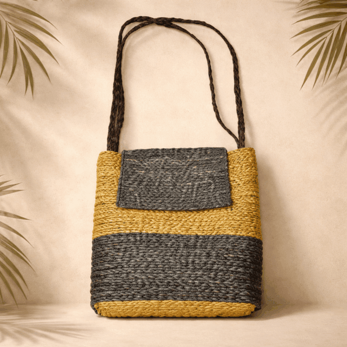 13 Banana Fiber Handcrafted Bag - Image 1