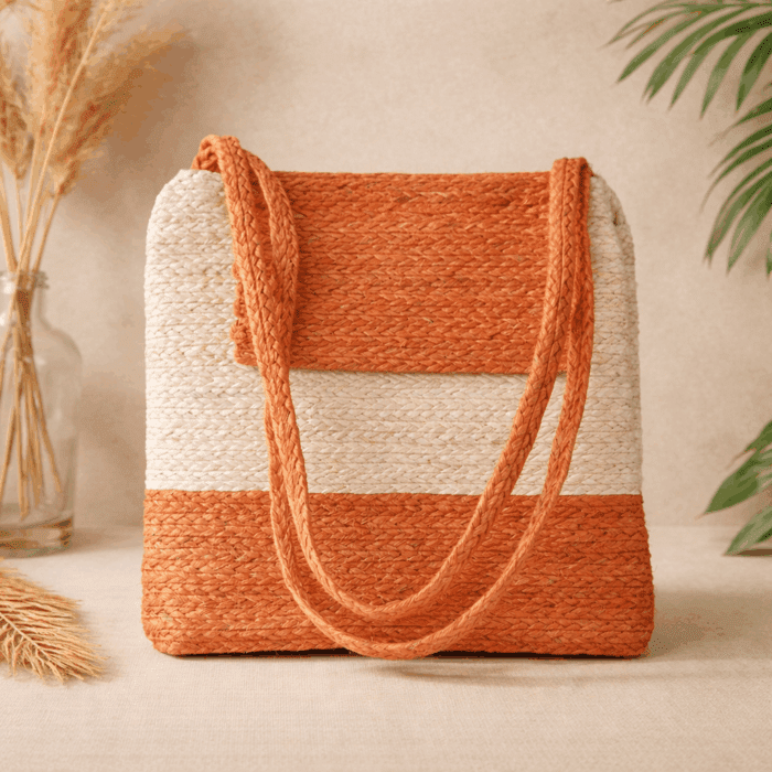 15 Banana Fiber Handcrafted Bag - Image 1