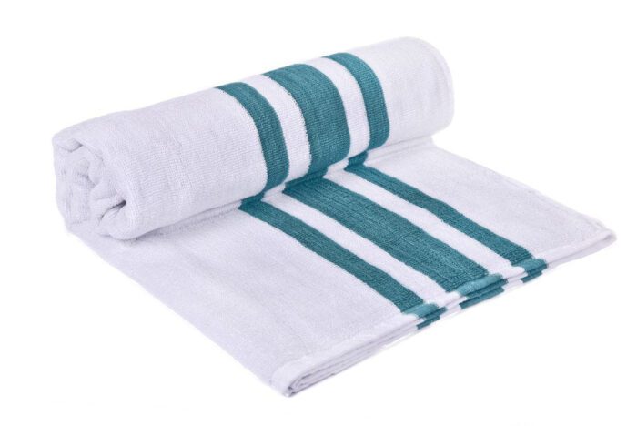 Handwoven Turkey Towel (Chair Back) With Green Stripe (60X30 Inch) - Image 2