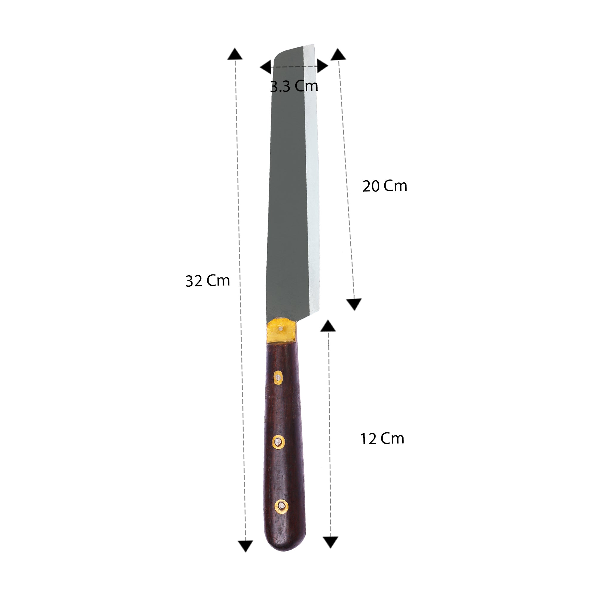 Heavy Duty Handmade Kitchen Knife -Suitable for cutting fish, Meat etc -  weaveskart (LAW India) - looms & weaves