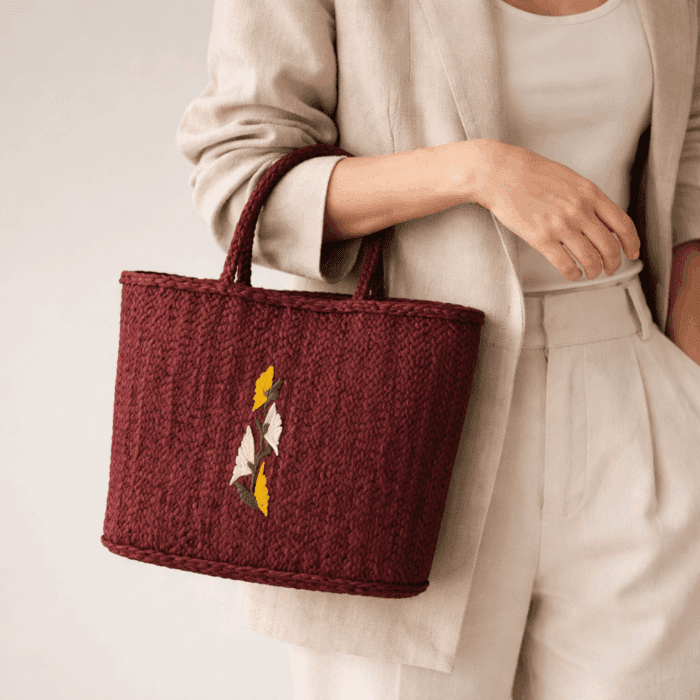 Banana Fiber Handcrafted Bag - Image 3