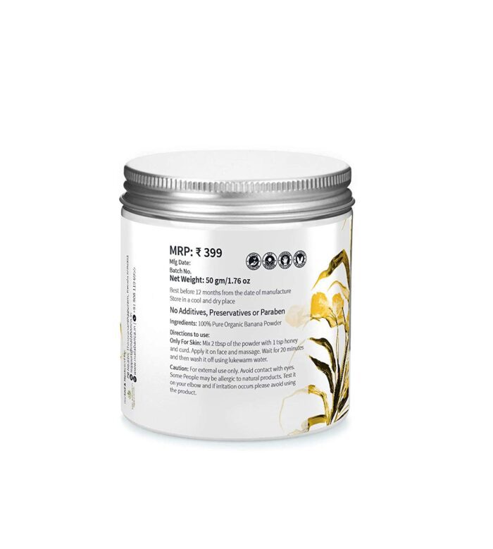 Ripe Banana Powder - For Skin Care - 50 gm - Image 2