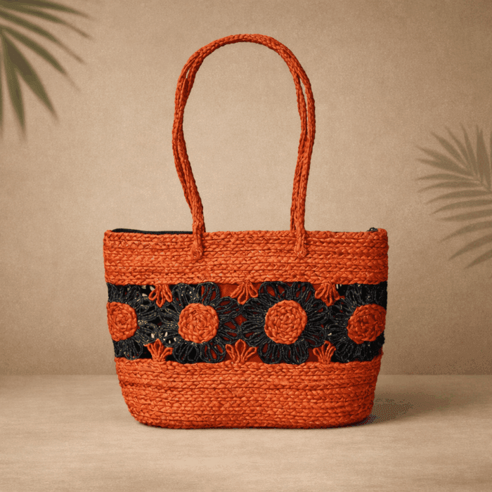 2 Banana Fiber Handcrafted Bag - Image 1