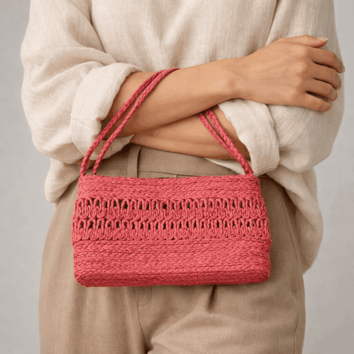 Banana Fiber Handcrafted Bag - Image 2