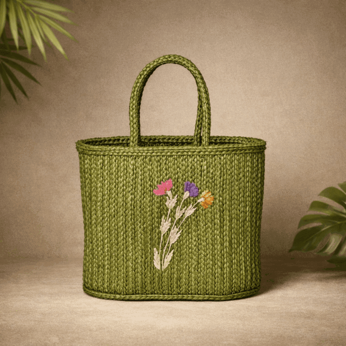 21 Banana Fiber Handcrafted Bag - Image 1