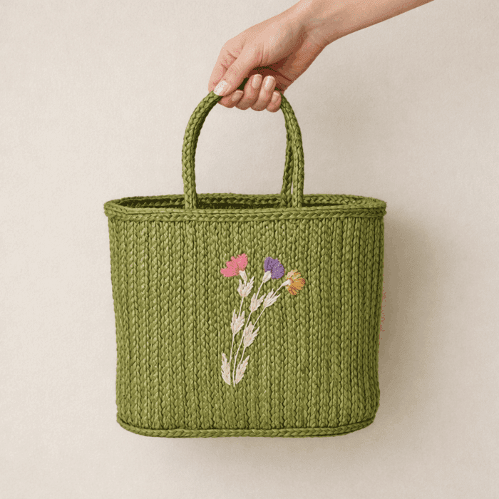 Banana Fiber Handcrafted Bag - Image 2