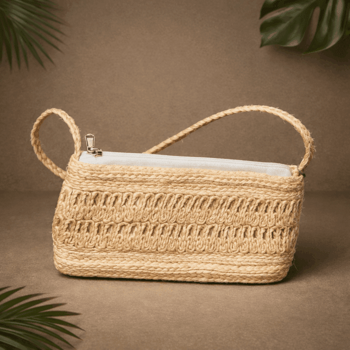 23 Banana Fiber Handcrafted Bag - Image 1