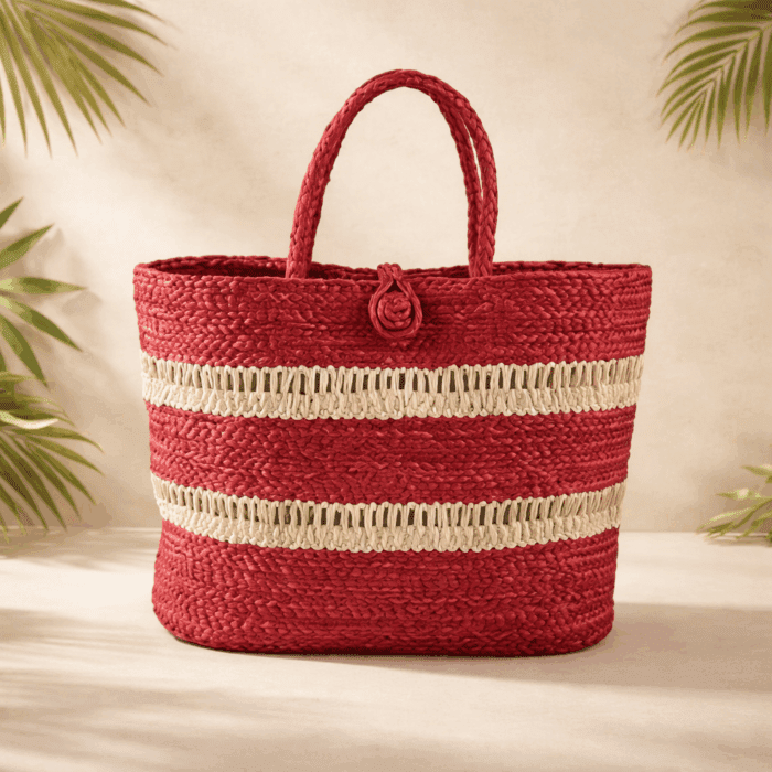 24 Banana Fiber Handcrafted Bag - Image 1