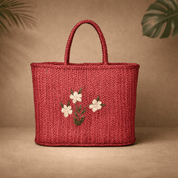 25 Banana Fiber Handcrafted Bag - Image 1