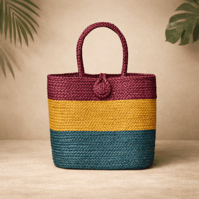 26 Banana Fiber Handcrafted Bag - Image 1