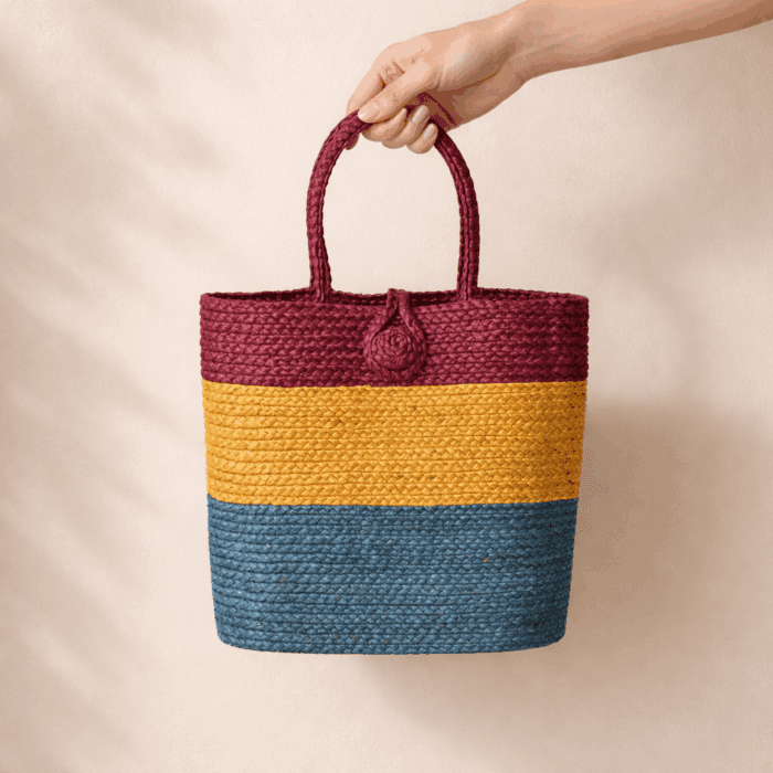 Banana Fiber Handcrafted Bag - Image 2