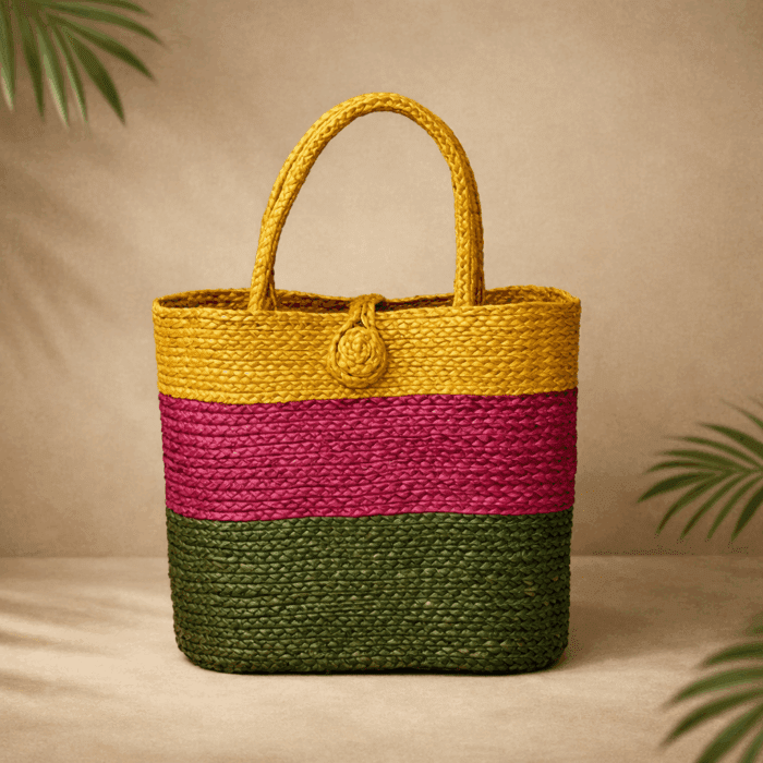 27 Banana Fiber Handcrafted Bag - Image 1