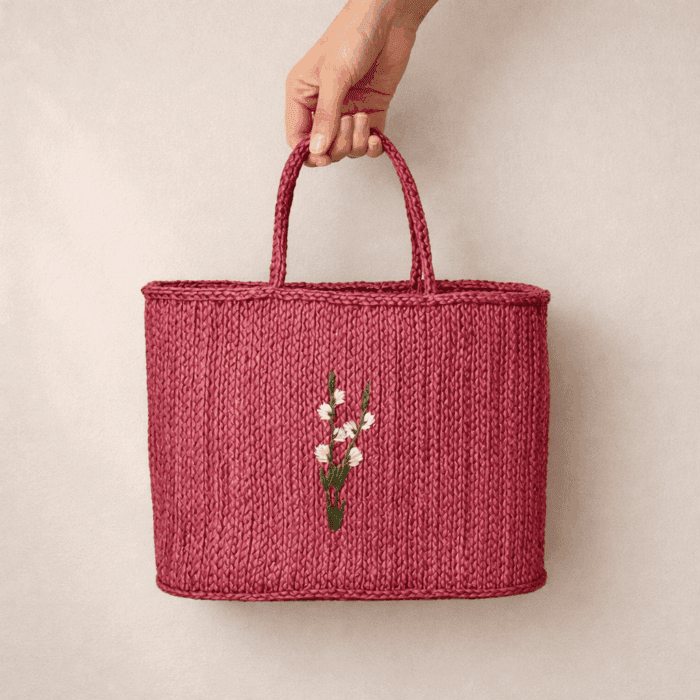 Banana Fiber Handcrafted Bag - Image 2