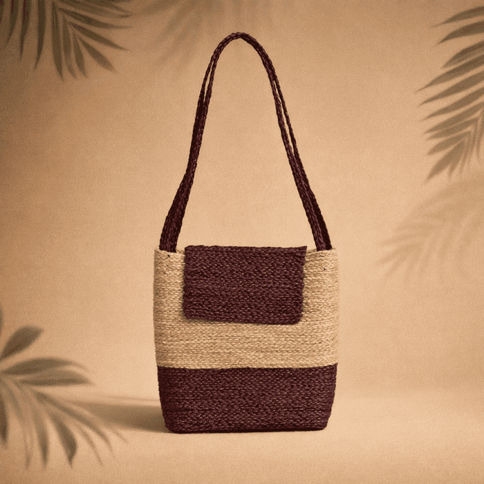 29 Banana Fiber Handcrafted Bag - Image 1