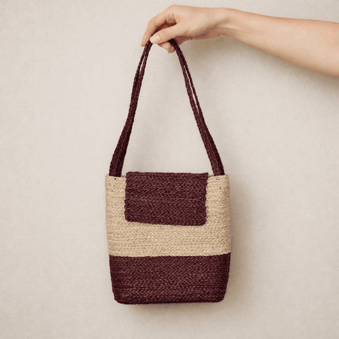 Banana Fiber Handcrafted Bag - Image 2