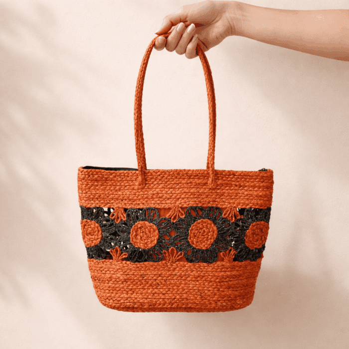 Banana Fiber Handcrafted Bag - Image 2