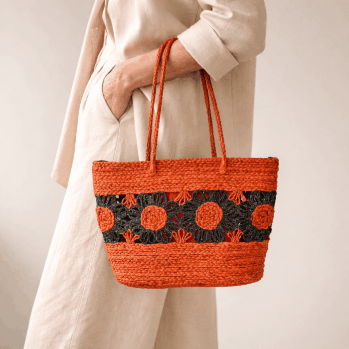 Banana Fiber Handcrafted Bag - Image 3