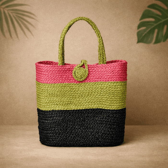 33 Banana Fiber Handcrafted Bag - Image 1