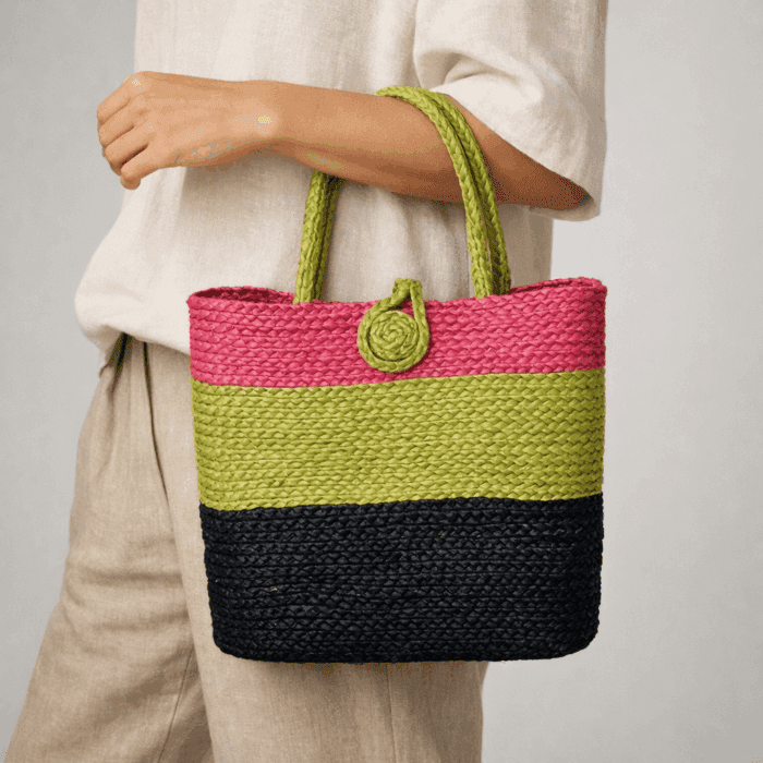 Banana Fiber Handcrafted Bag - Image 3