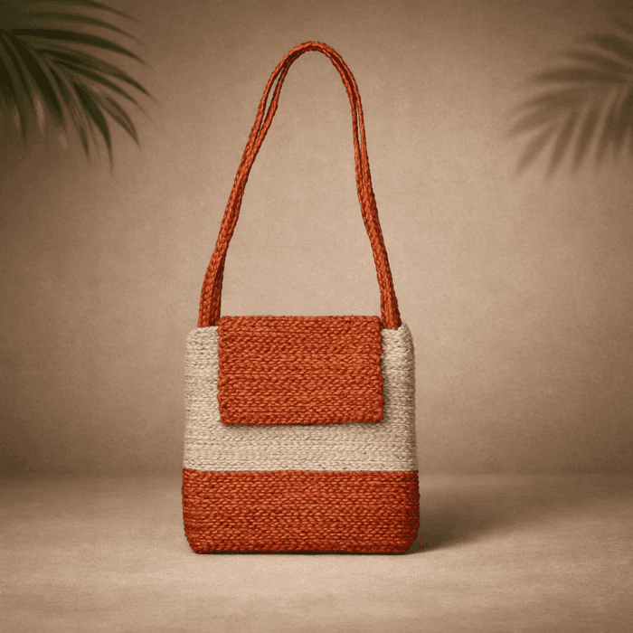 34 Banana Fiber Handcrafted Bag - Image 1