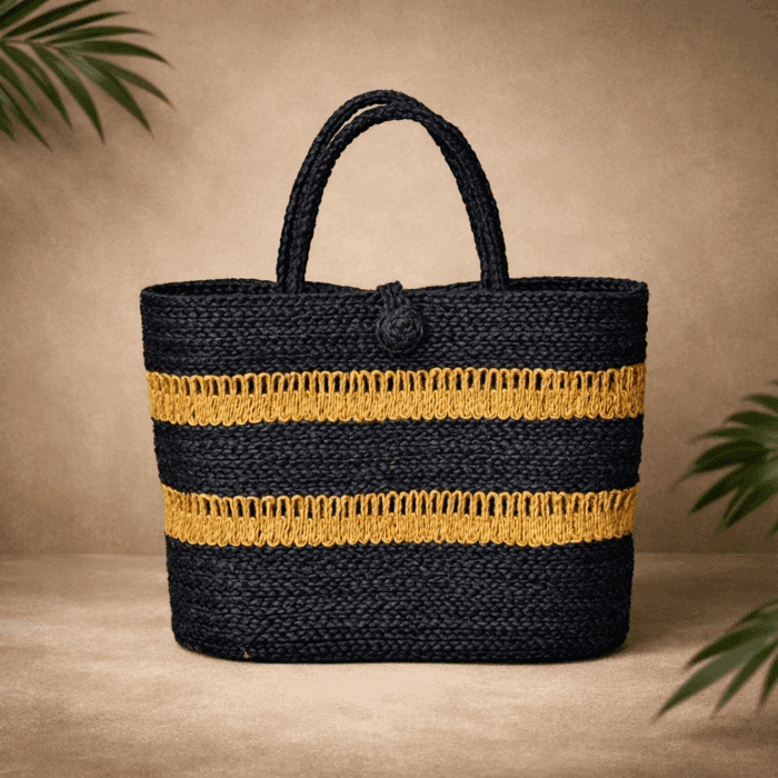 36 Banana Fiber Handcrafted Bag - Image 1