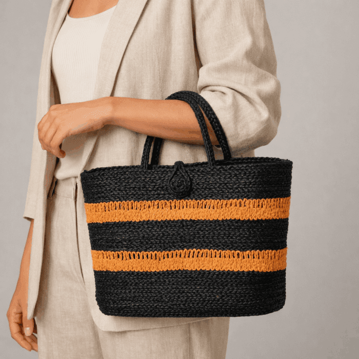 Banana Fiber Handcrafted Bag - Image 3