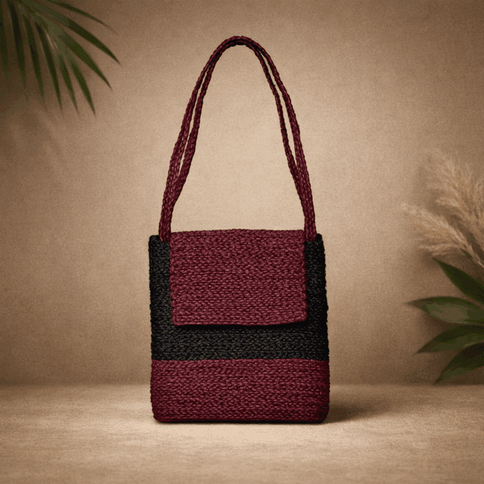 38 Banana Fiber Handcrafted Bag - Image 1