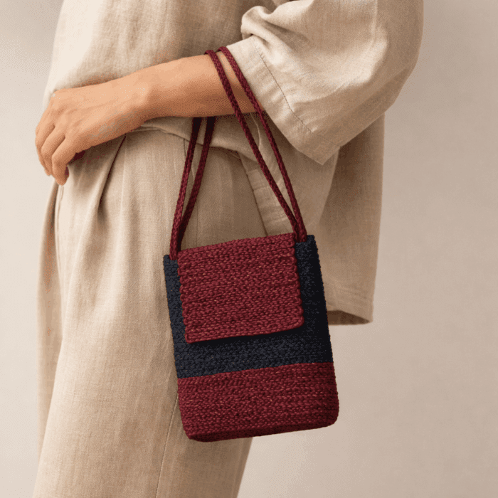 Banana Fiber Handcrafted Bag - Image 3